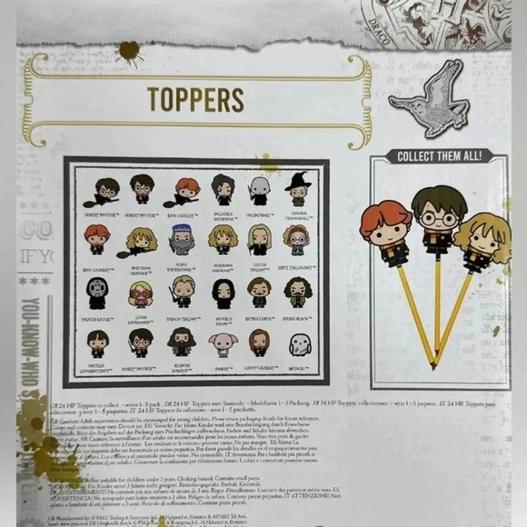 Harry Potter - 9 Pencil Toppers - 🪄🧹✏️ - Picture 3 of 3